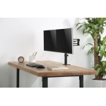 Кронштейн для мониторов Ultramounts UM737 черный 17"-32" макс.8кг крепление к столешнице поворот и наклон