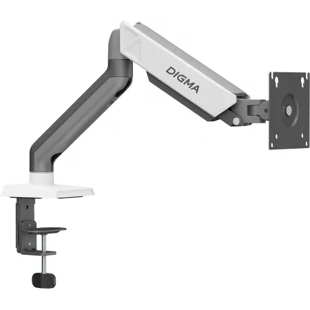 Кронштейн для мониторов ЖК Digma D-MM101 серый 17"-32" макс.9кг крепление к столешнице поворот и наклон