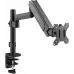 Кронштейн для мониторов ЖК Digma D-MM201 черный 17"-32" макс.9кг крепление к столешнице поворот и наклон