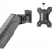 Кронштейн для мониторов ЖК Digma D-MM201 черный 17"-32" макс.9кг крепление к столешнице поворот и наклон