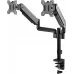 Кронштейн для мониторов ЖК Digma D-MM202D черный 17"-32" макс.9кг крепление к столешнице поворот и наклон