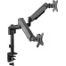 Кронштейн для мониторов ЖК Digma D-MM202D черный 17"-32" макс.9кг крепление к столешнице поворот и наклон