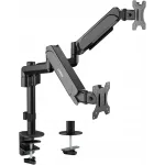 Кронштейн для мониторов ЖК Digma D-MM202D черный 17"-32" макс.9кг крепление к столешнице поворот и наклон