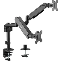 Кронштейн для мониторов ЖК Digma D-MM202D черный 17"-32" макс.9кг крепление к столешнице поворот и наклон