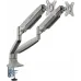 Кронштейн для мониторов ЖК Digma D-MM302D серый 17"-35" макс.9кг крепление к столешнице поворот и наклон