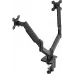 Кронштейн для мониторов ЖК Buro BU-M12 черный 17"-32" макс.10кг крепление к столешнице поворот и наклон