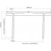 Кронштейн для телевизора Ultramounts UM817F черный 32"-70" макс.65кг настенный фиксированный