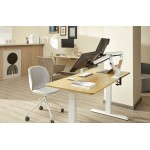 Кронштейн для мониторов Ultramounts UM733W белый 17"-32" макс.8кг настольный поворот и наклон