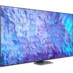 Телевизор QLED Samsung 98" QE98Q80CAUXRU Series 8 серебристый 4K Ultra HD 100Hz DVB-T2 DVB-C DVB-S2 USB WiFi Smart TV