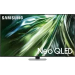 Телевизор QLED Samsung 85" QE85QN90DAUXRU Series 9 черненое серебро/серебристый 4K Ultra HD 120Hz DVB-T2 DVB-C DVB-S2 USB WiFi Smart TV