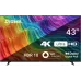 Телевизор LED Digma 43" DM-LED43UBB33 Яндекс.ТВ Frameless Metal черный/черный 4K Ultra HD 60Hz DVB-T DVB-T2 DVB-C DVB-S DVB-S2 USB WiFi Smart TV