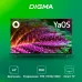 Телевизор LED Digma 43" DM-LED43SBB33 Яндекс.ТВ Frameless Metal черный FULL HD 60Hz DVB-T DVB-T2 DVB-C DVB-S DVB-S2 USB WiFi Smart TV