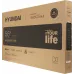 Телевизор LED Hyundai 55" H-LED55BU7100 WebOS Frameless Metal серый/серый 4K Ultra HD 60Hz MEMC DVB-T DVB-T2 DVB-C DVB-S DVB-S2 USB WiFi Smart TV