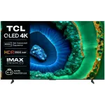 Телевизор QLED TCL 85" 85C855 черный 4K Ultra HD 120Hz DVB-T DVB-T2 DVB-C DVB-S DVB-S2 USB WiFi Smart TV