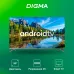 Телевизор LED Digma 55" DM-LED55UBB41 Android TV Frameless Metal темно-серебристый/серебристый 4K Ultra HD 60Hz DVB-T DVB-T2 DVB-C DVB-S DVB-S2 USB WiFi Smart TV