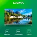 Телевизор LED Digma 65" DM-LED65UBB41 Android TV Frameless Metal темно-серебристый/серебристый 4K Ultra HD 60Hz DVB-T DVB-T2 DVB-C DVB-S DVB-S2 USB WiFi Smart TV