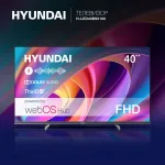 Телевизор LED Hyundai 40" H-LED40BS5100 WebOS Frameless Metal черный/серый FULL HD 60Hz DVB-T DVB-T2 DVB-C DVB-S DVB-S2 USB WiFi Smart TV