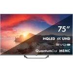 Телевизор QLED Haier 75" Smart TV S2 Pro Frameless черный 4K Ultra HD 60Hz DVB-T DVB-T2 DVB-C DVB-S DVB-S2 USB WiFi Smart TV