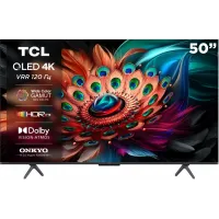 Телевизор QLED TCL 50" 50C655 черный 4K Ultra HD 60Hz DVB-T DVB-T2 DVB-C DVB-S DVB-S2 USB WiFi Smart TV (RUS)