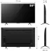 Телевизор QLED TCL 50" 50C655 черный 4K Ultra HD 60Hz DVB-T DVB-T2 DVB-C DVB-S DVB-S2 USB WiFi Smart TV (RUS)