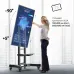 Стойка для телевизора Onkron TS1551 R черный 40"-75" макс.50кг напольный мобильный