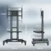 Стойка для телевизора Onkron TS1551 R черный 40"-75" макс.50кг напольный мобильный