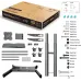 Стойка для телевизора Onkron TS1551 R черный 40"-75" макс.50кг напольный мобильный