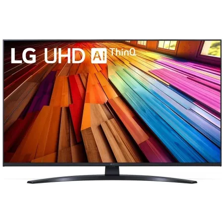 Телевизор LED LG 43" 43UT81006LA.ARUG черный 4K Ultra HD 60Hz DVB-T DVB-T2 DVB-C DVB-S2 USB WiFi Smart TV
