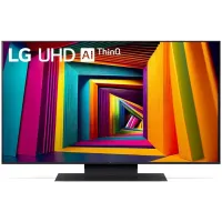 Телевизор LED LG 43" 43UT91006LA.ARUG черный 4K Ultra HD 60Hz DVB-T DVB-T2 DVB-C DVB-S DVB-S2 USB WiFi Smart TV