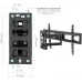Кронштейн для телевизора Kromax CORBEL-11 титан 32"-75" макс.45кг настенный поворот и наклон
