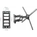 Кронштейн для телевизора Kromax CORBEL-12 титан 32"-75" макс.45кг настенный поворот и наклон