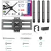 Кронштейн для телевизора Kromax CORBEL-12 титан 32"-75" макс.45кг настенный поворот и наклон