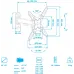 Кронштейн для телевизора Arm Media MARS-7 черный 20"-43" макс.25кг настенный поворотно-выдвижной и наклонный
