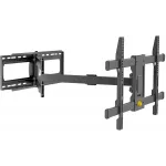 Кронштейн для телевизора Kromax DIX-30 черный 32"-65" макс.60кг настенный поворот и наклон