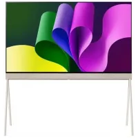 Телевизор OLED LG 55" 55LX1T6LA.ARUG Pose бежевый 4K Ultra HD 120Hz DVB-T DVB-T2 DVB-C DVB-S DVB-S2 USB WiFi Smart TV
