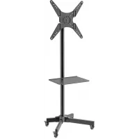 Стойка для телевизора Kromax OMEGA-16 черный 26"-60" макс.35кг напольный поворот и наклон