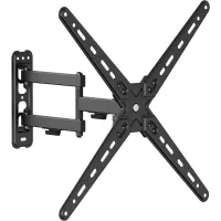 Кронштейн для телевизора Ultramounts UM958 черный 13"-55" макс.25кг настенный поворот и наклон Кронштейн для телевизора Ultramounts UM958 черный 13"-55" макс.25кг настенный поворот и наклон