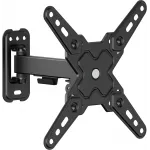 Кронштейн для телевизора Ultramounts UM966 черный 13"-43" макс.20кг настенный поворот и наклон