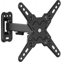 Кронштейн для телевизора Ultramounts UM966 черный 13"-43" макс.20кг настенный поворот и наклон