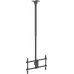 Кронштейн для телевизора Ultramounts UM961 черный 43"-86" макс.60кг потолочный поворот и наклон