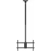 Кронштейн для телевизора Ultramounts UM961 черный 43"-86" макс.60кг потолочный поворот и наклон
