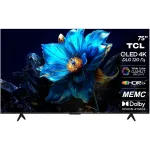 Телевизор QLED TCL 75" 75P7K стальной 4K Ultra HD 60Hz DVB-T2 DVB-C DVB-S2 USB WiFi Smart TV