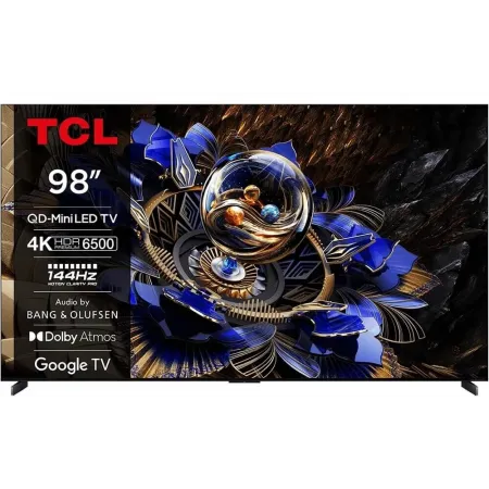 Телевизор QLED TCL 98" 98X11K черный 4K Ultra HD 120Hz DVB-T DVB-T2 DVB-C DVB-S DVB-S2 USB WiFi Smart TV