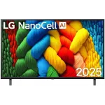 Телевизор LED LG 65" 65NANO80A6B.ARUG синяя сажа 4K Ultra HD 60Hz DVB-T DVB-T2 DVB-C DVB-S DVB-S2 USB WiFi Smart TV