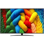 Телевизор LED LG 75" 75NANO81A6A.ARUG синяя сажа 4K Ultra HD 60Hz DVB-T DVB-T2 DVB-C DVB-S DVB-S2 USB WiFi Smart TV