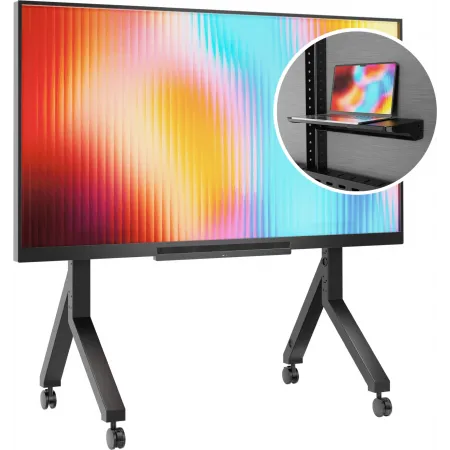 Стойка для телевизора Onkron TS2081 черный 70"-110" макс.120.5кг напольный мобильный