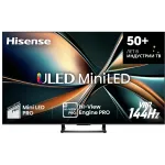 Телевизор QLED Hisense 55" 55U7Q угольно-серый 4K Ultra HD 120Hz MEMC DVB-T DVB-T2 DVB-C DVB-S DVB-S2 USB WiFi Smart TV