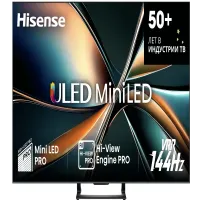 Телевизор QLED Hisense 55" 55U7Q угольно-серый 4K Ultra HD 120Hz MEMC DVB-T DVB-T2 DVB-C DVB-S DVB-S2 USB WiFi Smart TV