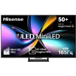 Телевизор QLED Hisense 65" 65U7Q PRO угольно-серый 4K Ultra HD 165Hz MEMC DVB-T DVB-T2 DVB-C DVB-S DVB-S2 USB WiFi Smart TV (RUS)