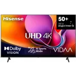 Телевизор LED Hisense 43" 43A6Q Frameless черный 4K Ultra HD 60Hz DVB-T DVB-T2 DVB-C DVB-S DVB-S2 USB WiFi Smart TV